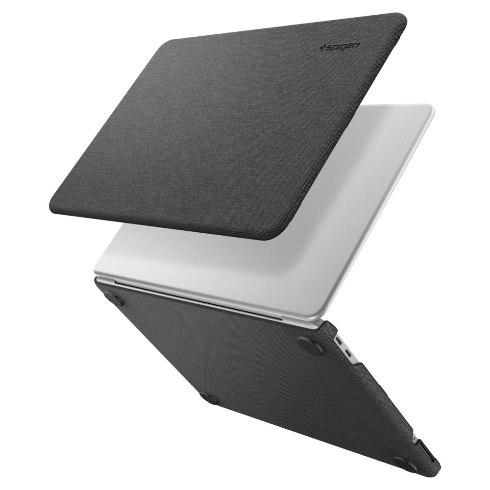 Dėklas Spigen Urban Fit MacBook Neo 13 (2026), juodas -- MacBook Neo 13 (2026)