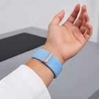 Dirželis Tech-Protect NylonLoop Apple Watch 8 / 9 / 10 / 11 / 12 / SE (40 / 41 / 42 mm), šviesiai mėlynas -- Apple Watch...