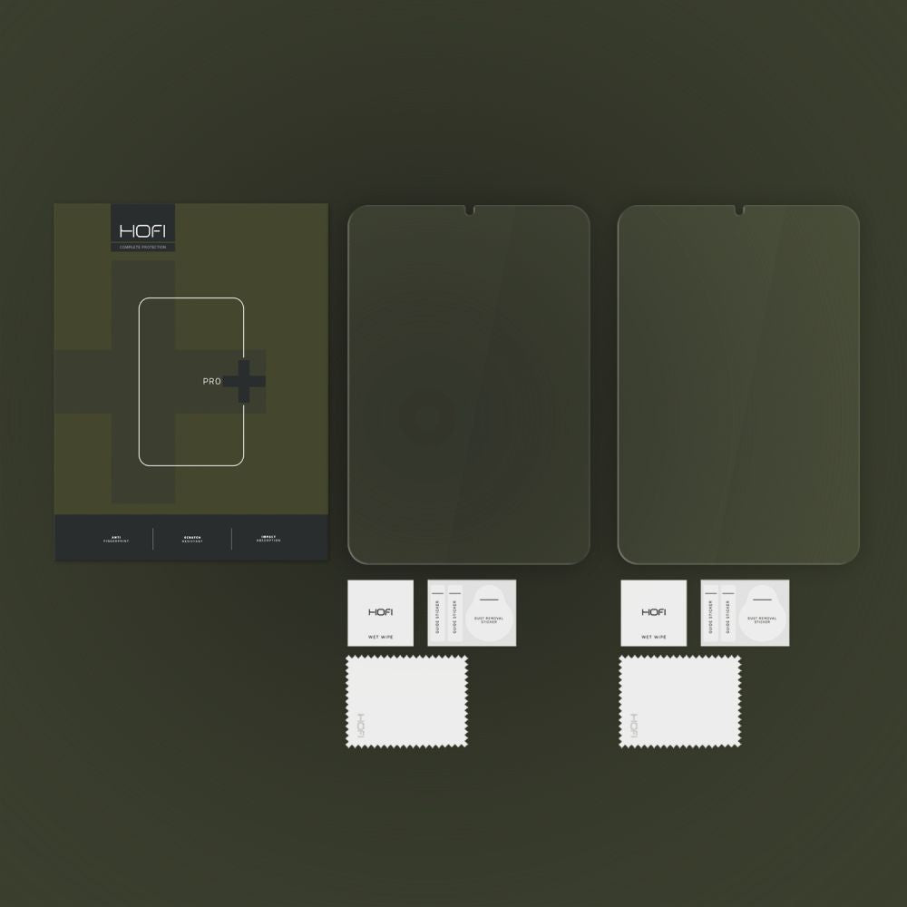 Apsauginis stiklas Hofi Glass Pro+ 2 vnt. iPad Mini 6 / 7 (2021-2024), skaidrus -- iPad Mini 6, iPad Mini 7