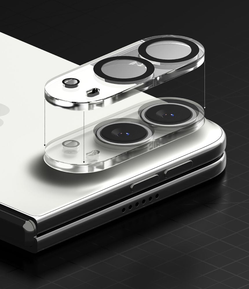 Kameros apsauginis stiklas Ringke Camera Full Cover iPhone Duo, 2 vnt., juodas -- iPhone Duo