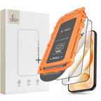 Apsauginis stiklas Tech-Protect Quick Set+ iPhone 17 Pro / 18 Pro, 2 vnt., juodas -- iPhone 17 Pro, iPhone 18 Pro