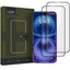 Apsauginis stiklas Hofi Glass Pro+ 2 vnt. iPhone 15 / 16, juodas -- iPhone 15, iPhone 16