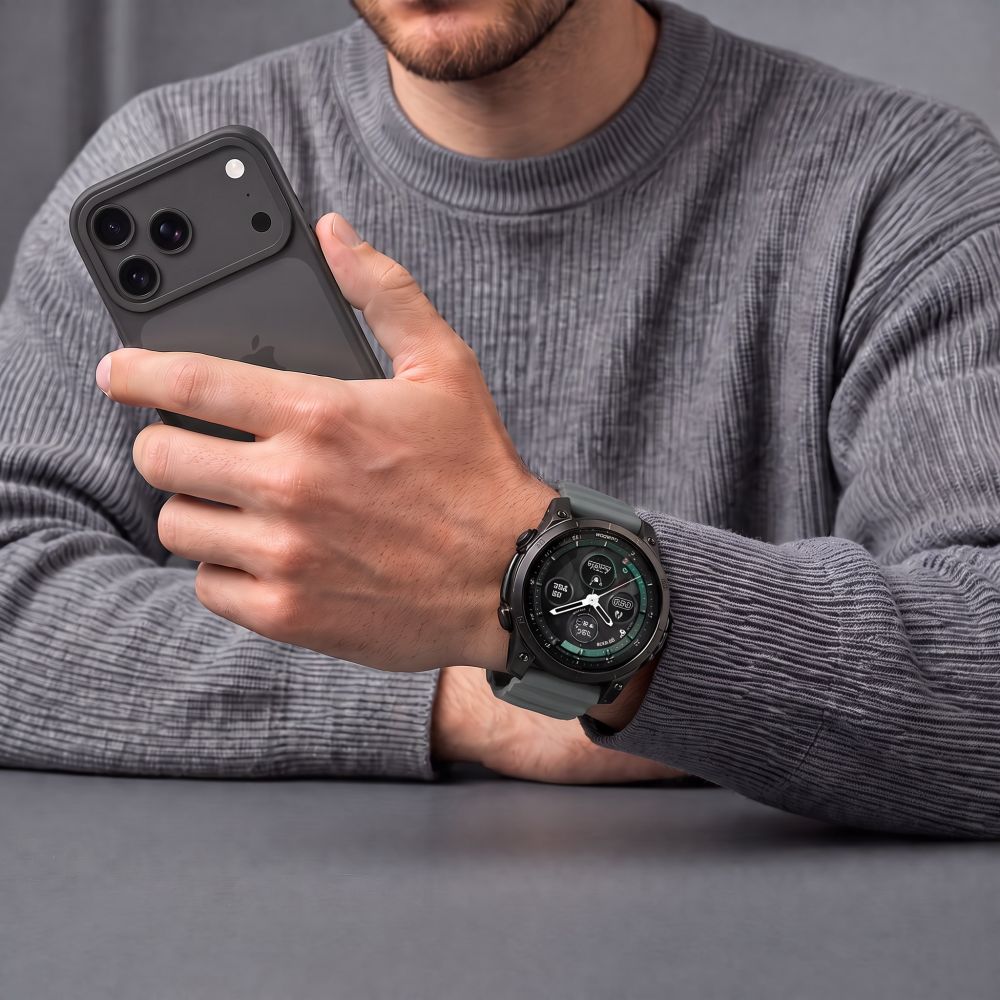 Dirželis Tech-Protect Motion Garmin Fenix 5X / 5X Plus / 6X / 6X Pro / 7X / 8 / 8 Pro / 9 / 9 Pro (51 mm), audros pilkas...