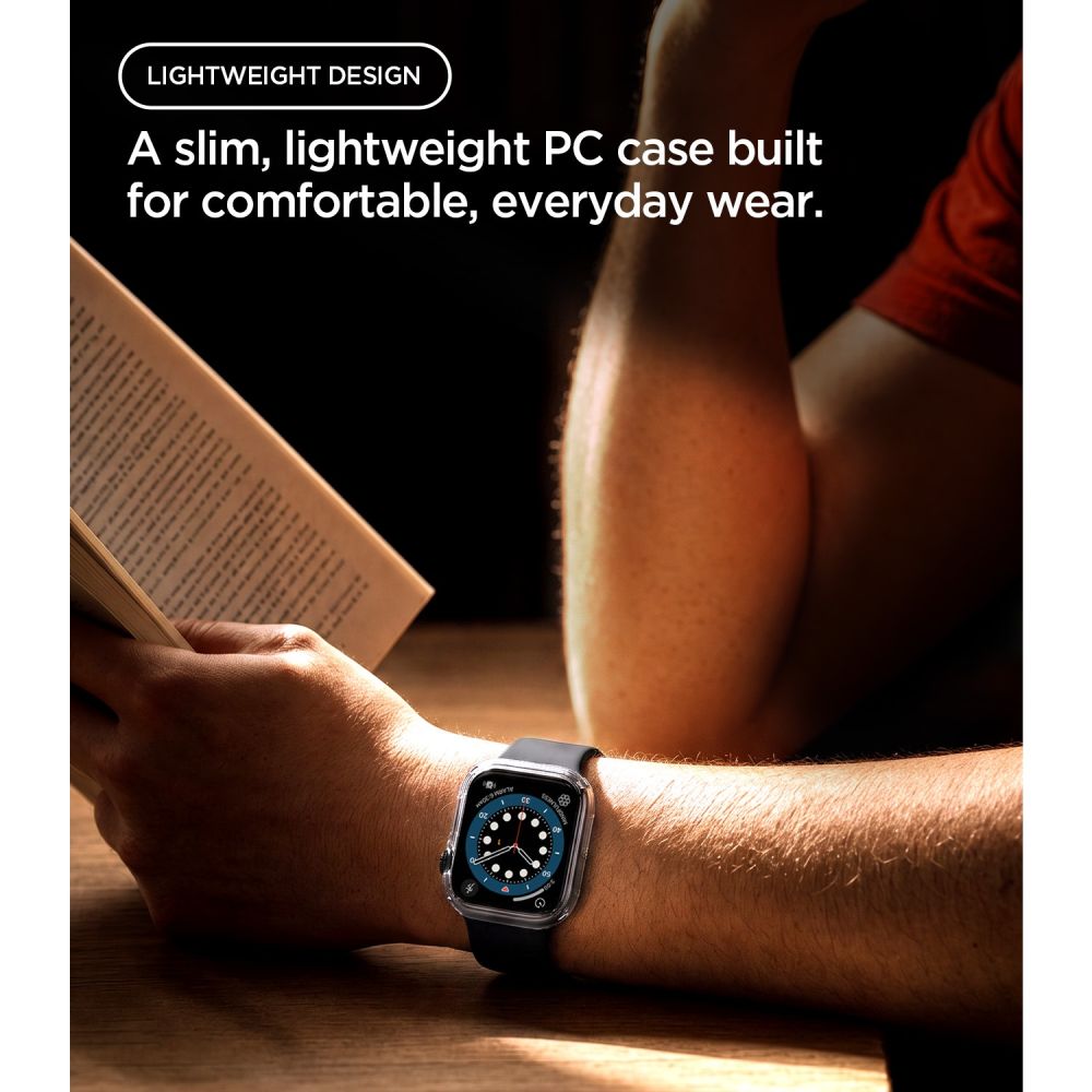 Dėklas Spigen Thin Fit Apple Watch 12 (46 mm), skaidrus -- Apple Watch 12 (46 mm)