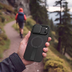 Dėklas Tech-Protect Kevlar Aura MagSafe iPhone 17 Pro / 18 Pro, juodas -- iPhone 17 Pro, iPhone 18 Pro