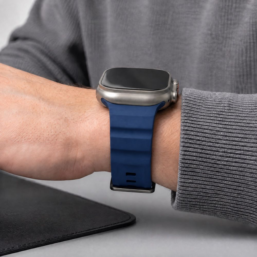 Dirželis Tech-Protect Motion Apple Watch 8 / 9 / 10 / 11 / 12 / SE / Ultra (44 / 45 / 46 / 49 mm), mėlynas -- Apple Watch...