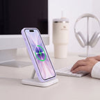 Dėklas Tech-Protect MagPeak MagSafe CC iPhone 17, matinis violetinis -- iPhone 17