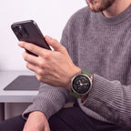 Dirželis Tech-Protect Silicone Garmin Fenix 5 / 6 / 6 Pro / 7 / 8 / 8 Pro / E / 9 / 9 Pro (47 mm), žalias -- Garmin Fenix...