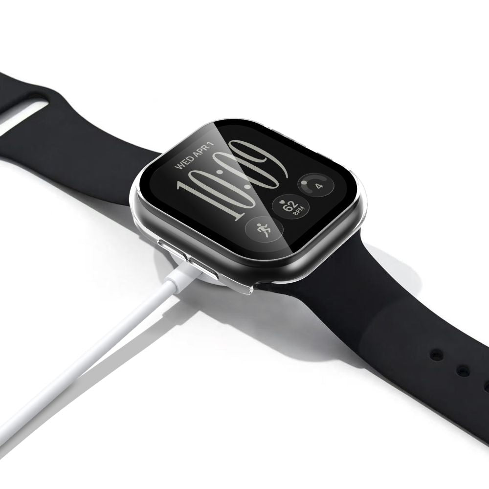 Dėklas Tech-Protect Defense Apple Watch 12 (42 mm), 2 vnt., juodas ir skaidrus -- Apple Watch 12 (42 mm)