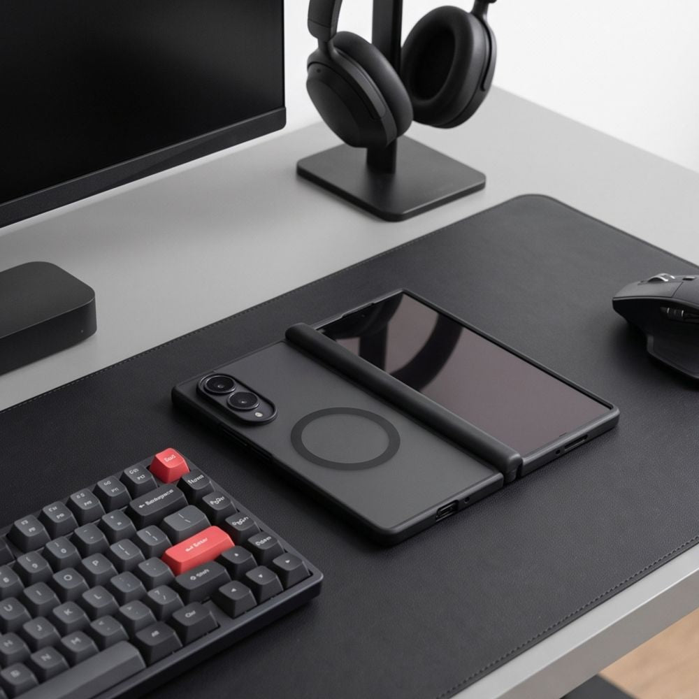 Dėklas Tech-Protect MagPeak MagSafe Galaxy Z Fold 8, matinis juodas -- Galaxy Z Fold 8