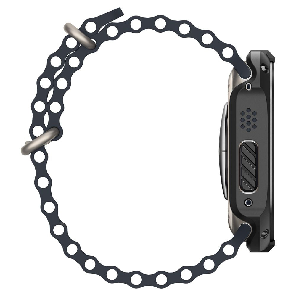 Dėklas Spigen Tough Armor Apple Watch Ultra 1 / 2 (49 mm), juodas -- Apple Watch Ultra (49 mm), Apple Watch Ultra 2 (49 mm)