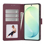 Dėklas Tech-Protect Wallet Galaxy S26 FE, bordinis -- Galaxy S26 FE