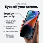 Apsauginis stiklas Tech-Protect Glass SPY+ Privacy, iPhone 18 Pro, 2 vnt. -- iPhone 18 Pro