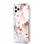 Guess dėklas iPhone 11 Pro Max – alyvinis, gėlių motyvas -- iPhone 11 Pro Max