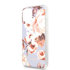 Guess dėklas iPhone 11 Pro Max – alyvinis, gėlių motyvas -- iPhone 11 Pro Max