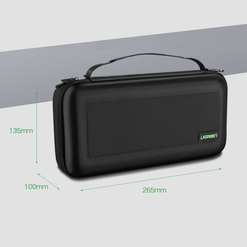 Ugreen dėklas Nintendo Switch ir priedams S 26,5 x 10 x 13,5 cm juodas (50275 LP145) -- Nintendo Switch