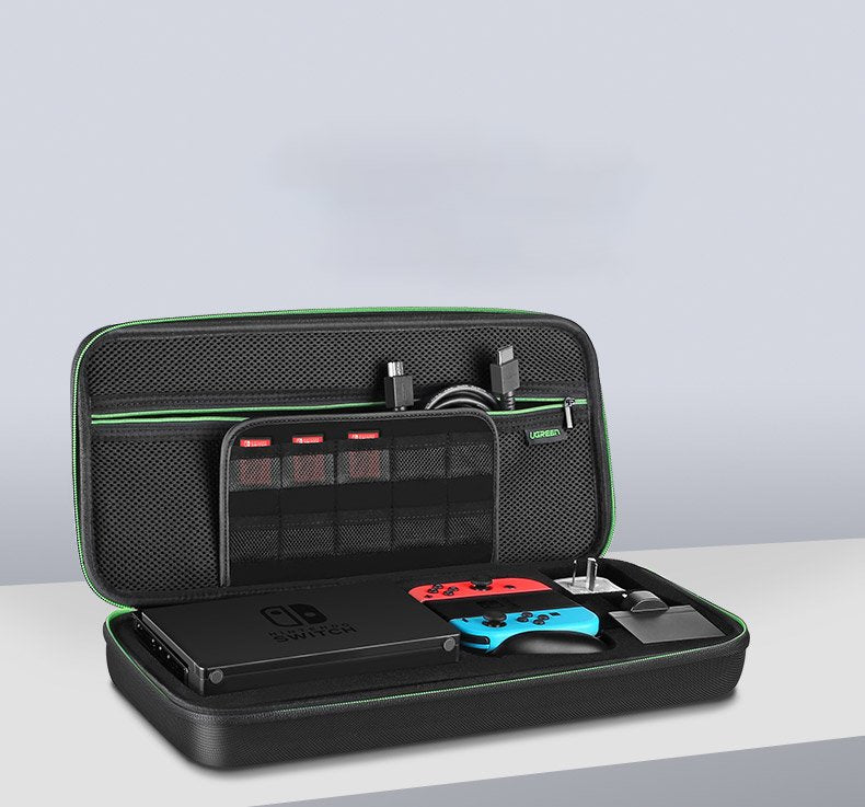 Ugreen dėklas Nintendo Switch ir priedams S 26,5 x 10 x 13,5 cm juodas (50275 LP145) -- Nintendo Switch