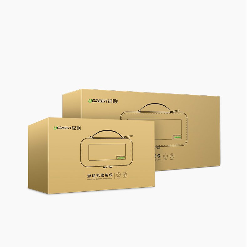Ugreen dėklas Nintendo Switch ir priedams S 26,5 x 10 x 13,5 cm juodas (50275 LP145) -- Nintendo Switch
