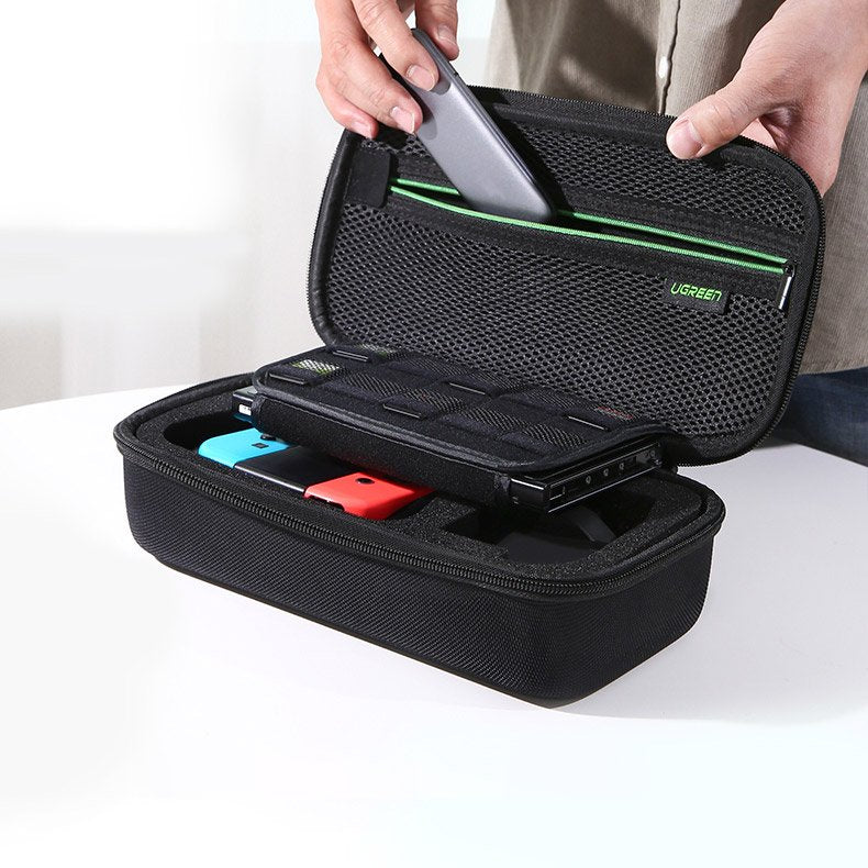 Ugreen dėklas Nintendo Switch ir priedams S 26,5 x 10 x 13,5 cm juodas (50275 LP145) -- Nintendo Switch