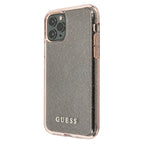 Guess dėklas iPhone 11 Pro – rožinis, blizgučiai -- iPhone 11 Pro