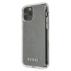 Guess dėklas iPhone 11 Pro – sidabrinis su blizgučiais -- iPhone 11 Pro