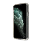 Guess dėklas iPhone 11 Pro – sidabrinis su blizgučiais -- iPhone 11 Pro