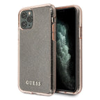 Guess Glitter dėklas iPhone 11 Pro Max – rožinis -- iPhone 11 Pro Max
