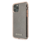 Guess Glitter dėklas iPhone 11 Pro Max – rožinis -- iPhone 11 Pro Max