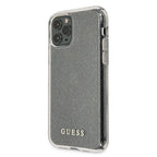 Guess dėklas iPhone 11 Pro Max – sidabrinis, blizgus -- iPhone 11 Pro Max