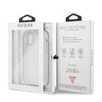 Guess dėklas iPhone 11 Pro Max – sidabrinis, blizgus -- iPhone 11 Pro Max