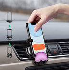 Ugreen gravitacinis automobilinis telefono laikiklis juodas (80871) -- Cell phone holders