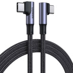 Ugreen US335 70696 kampinis USB-C – USB-C PD QC FCP 100W 5A 480Mb/s 1m laidas – juodas -- Cell phone cables