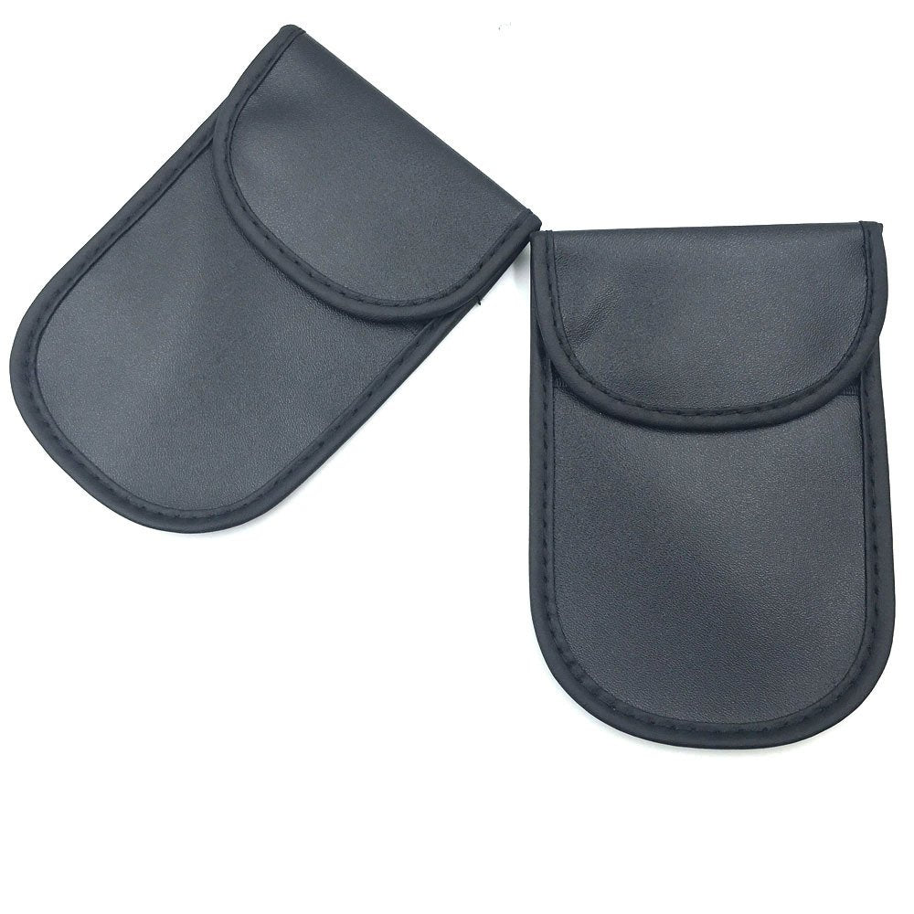 Apsaugos nuo vagystės automobilio raktelių dėklas blokuoja radijo bangas Keyless Faraday Box dangtelis Faraday narvas 14 cm su 10 cm juodu