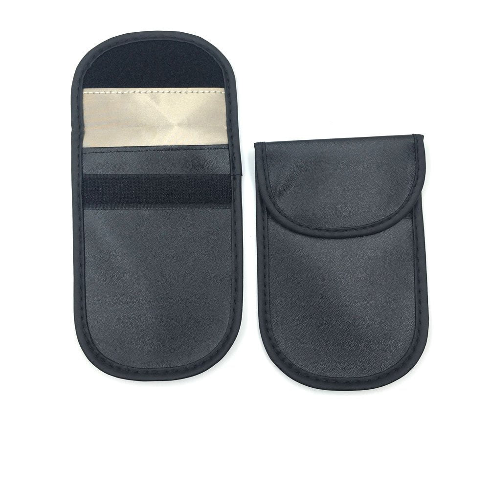 Apsaugos nuo vagystės automobilio raktelių dėklas blokuoja radijo bangas Keyless Faraday Box dangtelis Faraday narvas 14 cm su 10 cm juodu