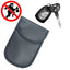 Apsaugos nuo vagystės automobilio raktelių dėklas blokuoja radijo bangas Keyless Faraday Box dangtelis Faraday narvas 14 cm su 10 cm juodu