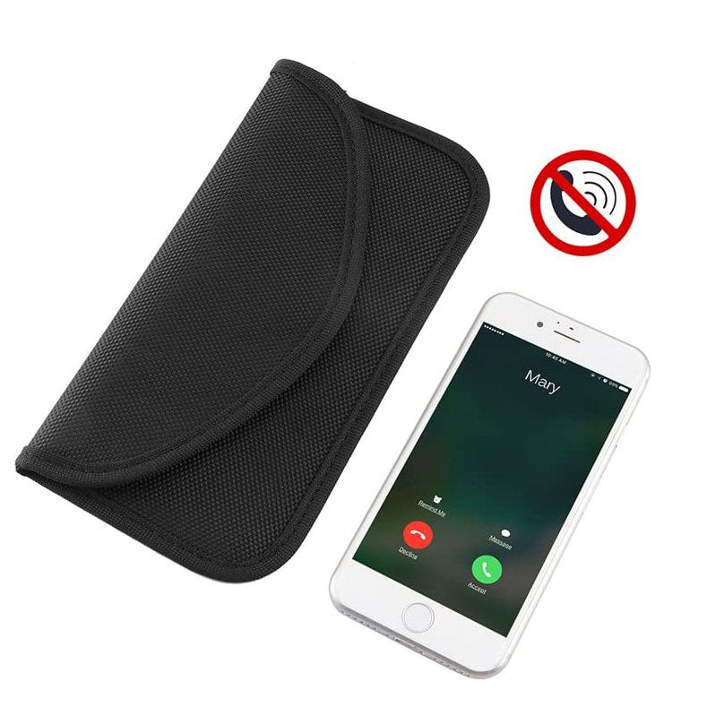 Apsaugos nuo vagystės dėklas automobilio raktams Telefono radijo blokavimas Faraday dėžutė Faraday narvas 20cm x 11cm juodas