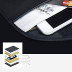 Apsaugos nuo vagystės dėklas automobilio raktams Telefono radijo blokavimas Faraday dėžutė Faraday narvas 20cm x 11cm juodas