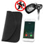 Apsaugos nuo vagystės dėklas automobilio raktams Telefono radijo blokavimas Faraday dėžutė Faraday narvas 20cm x 11cm juodas