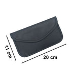 Apsaugos nuo vagystės dėklas automobilio raktams Telefono radijo blokavimas Faraday dėžutė Faraday narvas 20cm x 11cm juodas