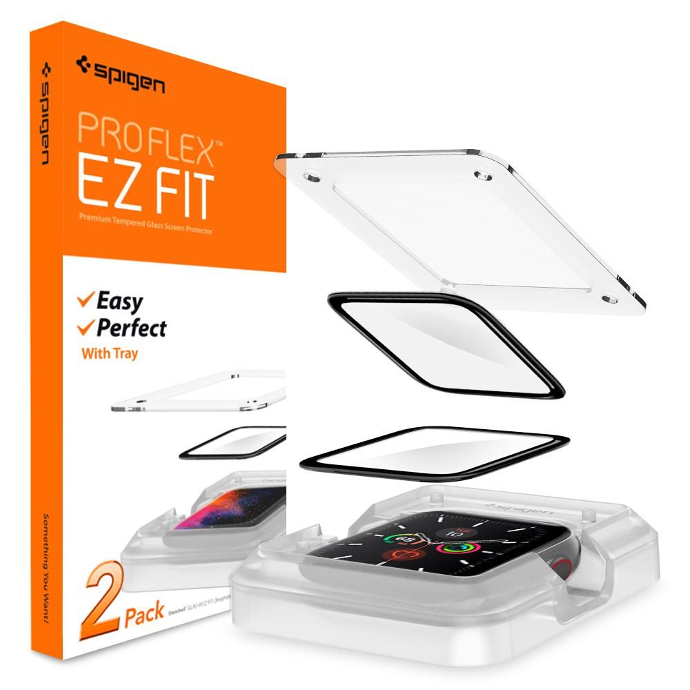 Spigen ProFlex EZ Fit hibridinis stiklas Apple Watch 44 mm