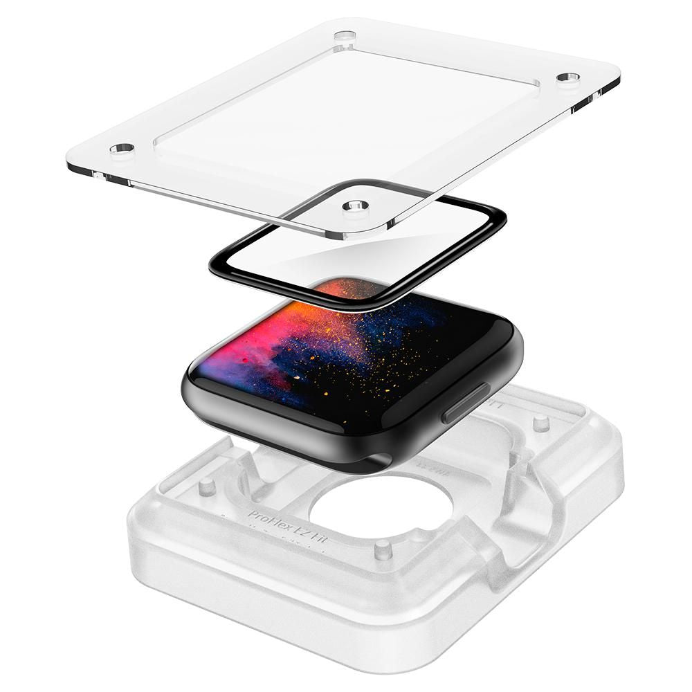 Spigen ProFlex EZ Fit hibridinis stiklas Apple Watch 44 mm