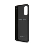 Ferrari anglies pluošto dėklas Samsung Galaxy S20 – juodas -- Samsung Galaxy S20