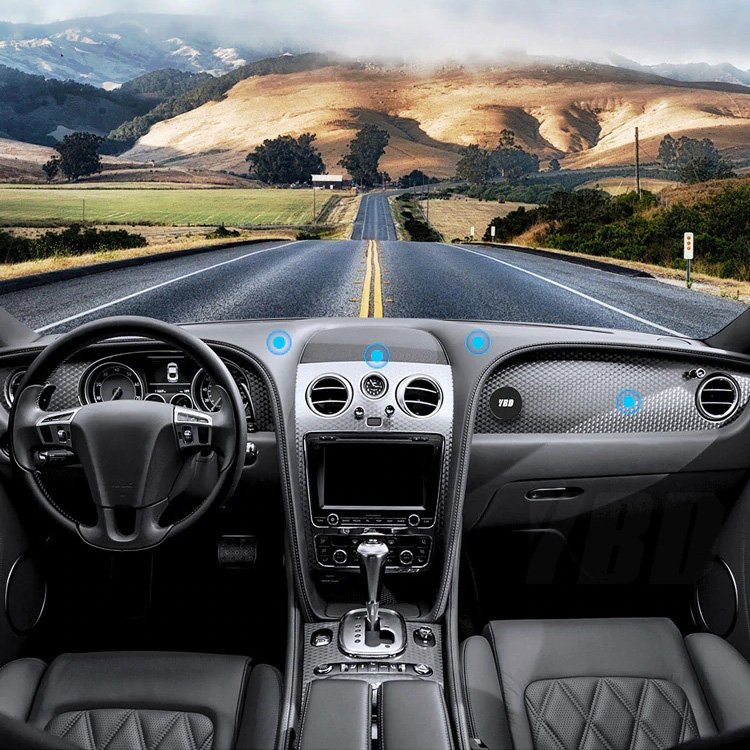 Wozinsky WMH-02 lipnus magnetinis automobilinis laikiklis prietaisų skydeliui, juodas