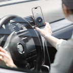 Wozinsky WMH-02 lipnus magnetinis automobilinis laikiklis prietaisų skydeliui, juodas