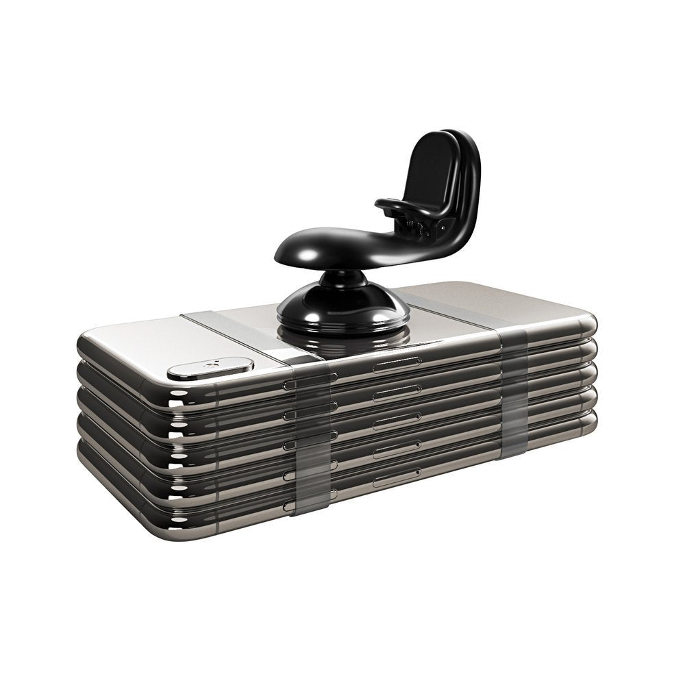 Wozinsky WMH-03 magnetinis automobilinis laikiklis oro grotelėms 360, juodas