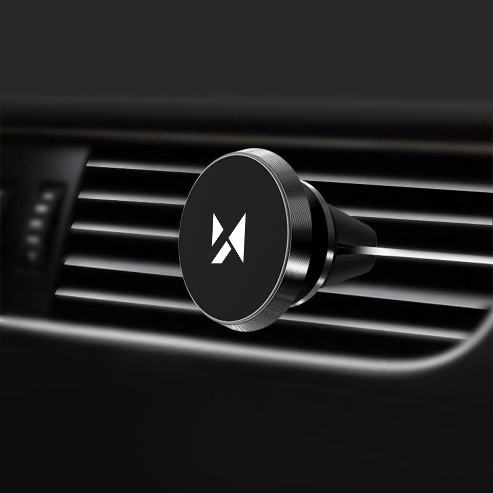 Wozinsky WMH-04 magnetinis automobilinis laikiklis oro grotelėms, juodas