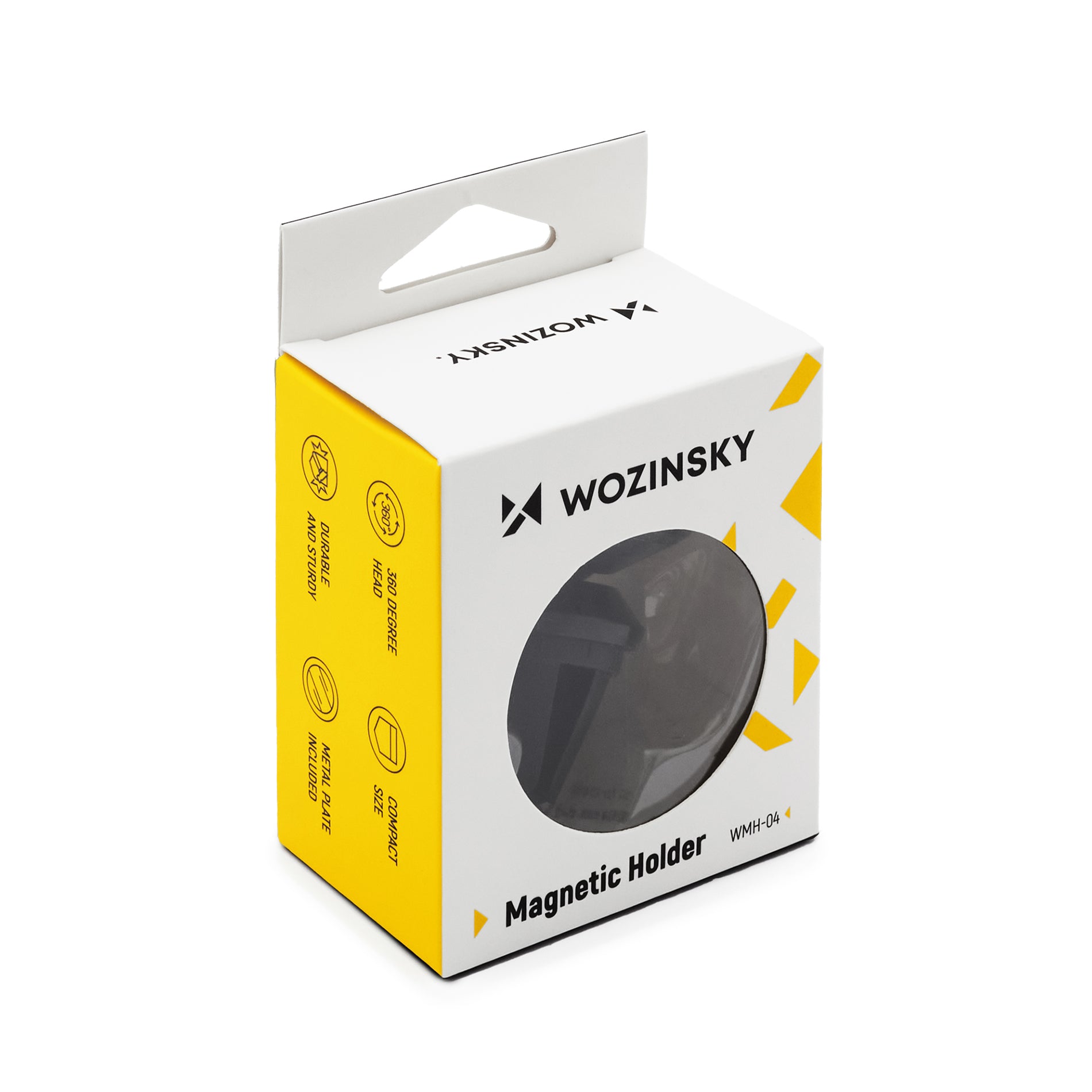 Wozinsky WMH-04 magnetinis automobilinis laikiklis oro grotelėms, juodas