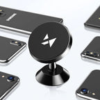 Wozinsky WMH-05 magnetinis automobilinis laikiklis prietaisų skydeliui 360, lipnus, juodas