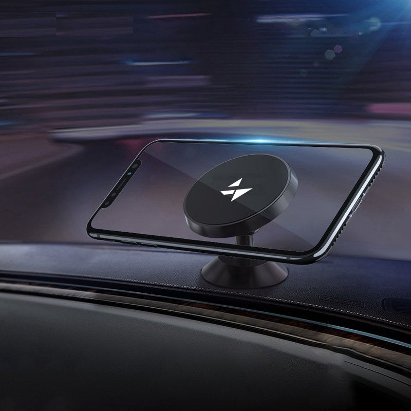 Wozinsky WMH-05 magnetinis automobilinis laikiklis prietaisų skydeliui 360, lipnus, juodas