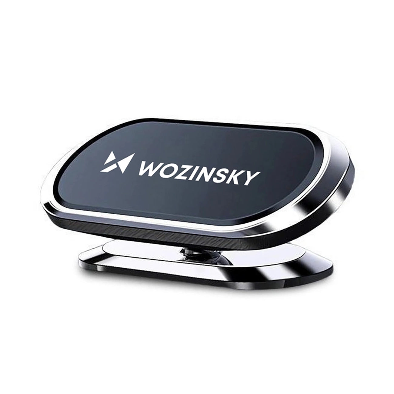 Wozinsky WMH-06 lipnus magnetinis automobilinis laikiklis prietaisų skydeliui 360, sidabrinis